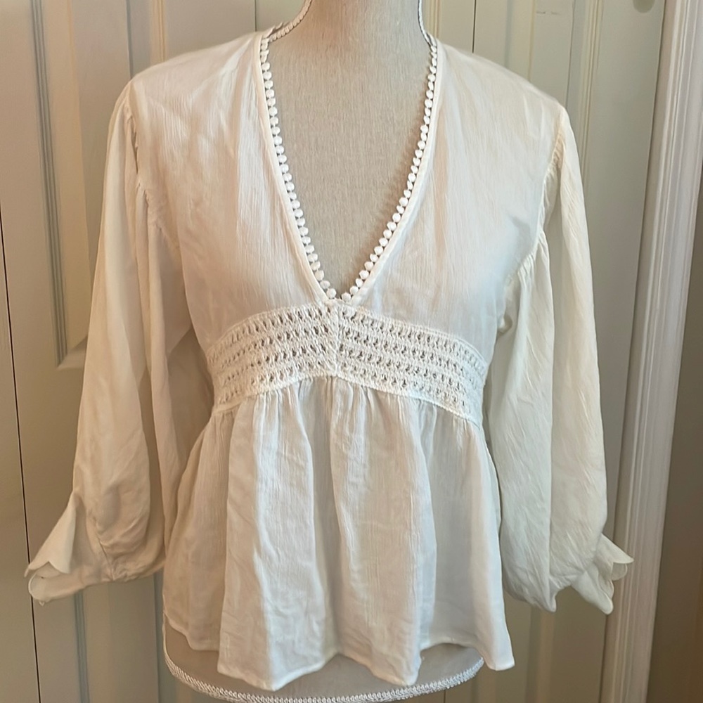 Zara euc blouse
